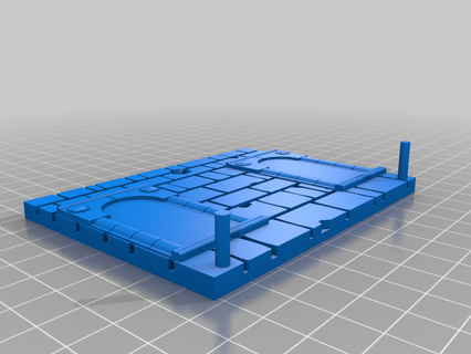 galleggiante parete miniatura Schermo modulare 3d print model - Mito3D