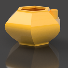 floawer pot watering hole 3d print model - Mito3D