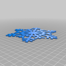 flocon neige christmas noel snow flake snowflake 2d_art 3d print model - Mito3D