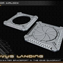 floor airlock - 28-32mm gaming novus landing 28mm rpg scifi starfinder star wars tabletop wargaming toy_game_accessories 3d print model - Mito3D