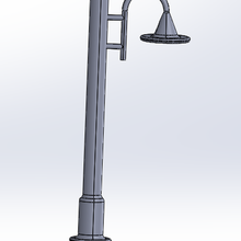 pavimento lampada modello fabbricazione scala n 3d print model - Mito3D