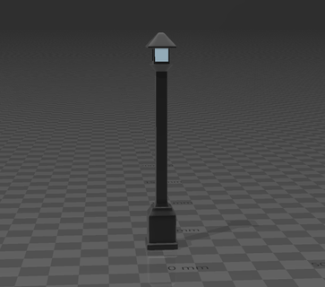 pavimento lampada gioco modello Bambola mobilia 3d print model - Mito3D