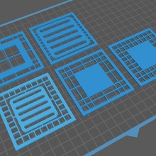 floor set 3d print model - Mito3D