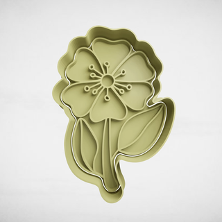 çiçek kurabiye kesici kesiciler stl kalıplar Çiçekler 3d print model - Mito3D