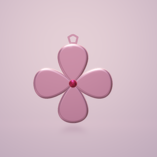 flora's charmix necklace jewelry winx club fate jewel cosplay bloom musa tecna techna flora aisha layla fairy flower 3D print model - Mito3D