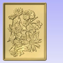 floral-design verschiedene Blumen cnc die Erleichterung 3d 3d print model - Mito3D