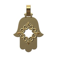 çiçek motif Hamssa kolye kefalet 3d Yazdır model takı yazdırılabilir altın gümüş mücevher oyulabilir bling Fas Beldi khmissa Khamsa el fatima 3d print model - Mito3D