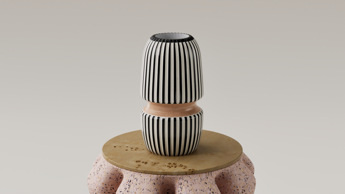 florero - jarron decorativo home decoracion arte diseño vaso 3d print model - Mito3D