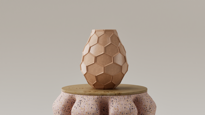 çiçek vazosu vazo decorativo ev decoracion arte tasarım vaso 3d print model - Mito3D