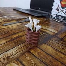 vaso fiori tunite gadget decoracion plantas 3d print model - Mito3D
