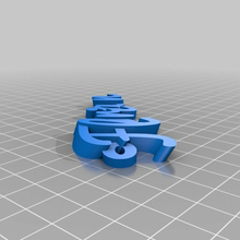 Florian özelleştirilmiş organizasyon 3d print model - Mito3D