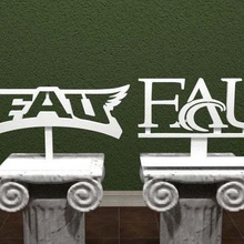 florida atlantic university logo art signs logos state school fau emblem college awesome 3dpicks 3d print model - Mito3D
