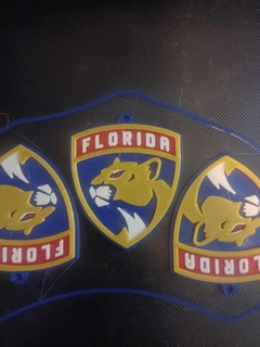 Florida Panther Schlüsselbund Schmuck USA Amerika nhl Eishockey Winter Eis Mannschaft Logo Mancave Schlüssel Ring fob 3d print model - Mito3D