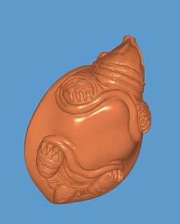Florida soft shelled kaplumbağa 3d print model - Mito3D