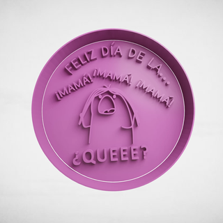 déformé maman phrase biscuit coupeur coupeurs stl moules mère journée mères 3d print model - Mito3D