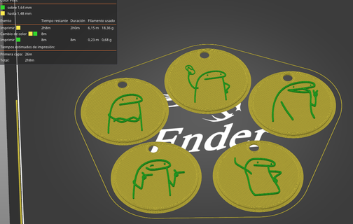 flork Schlüssel Ringe Schlüsselbund 3d print model - Mito3D
