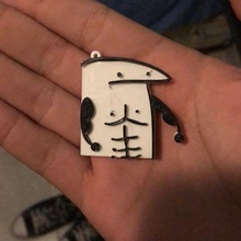 flork keychain muscle 3d print model - Mito3D