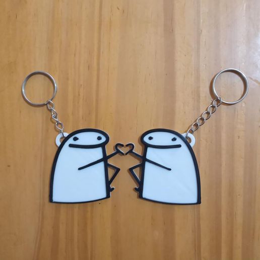 flork meme keychain 3D print model - Mito3D