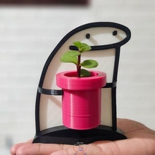 flok fioriera vaso pentola pianta regalo meme 3d print model - Mito3D