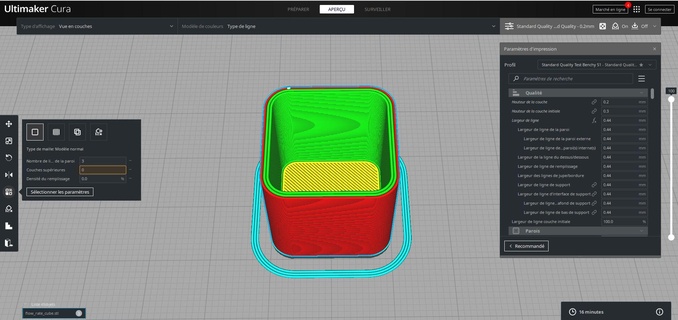 fluxo taxa cubo arte calibração tuto calibrar 3d impressão 3d print model - Mito3D