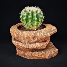 flower-pot holder rock