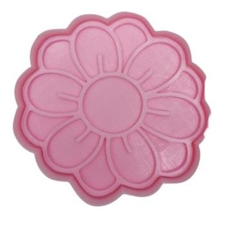 flower cookie cutter cookies sugar paste biscuit fondant biscuitcutter mother flowers 3d print model - Mito3D