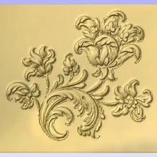 flower various 3d relief cnc swirl filigree 3d print model - Mito3D