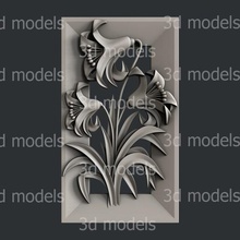 flor a arte vcarve aspire artcam magia ossos impressora 3dmodels 3d print model - Mito3D