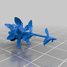 fleur 3d analyse art deko scans répliques 3d print model - Mito3D