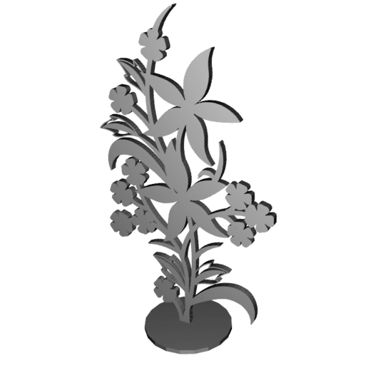 flower art - sacred geometry design 3d printing pattern office math 3D print model - Mito3D