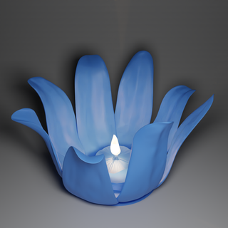 çiçek mum Kulp destek dekorasyon ev dekor 3d print model - Mito3D