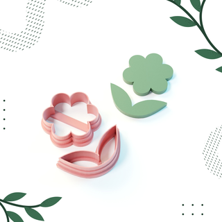 flower clay cutter 3d print model - Mito3D