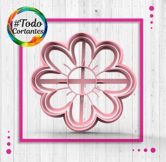 fleur coupeur fleurs nature floral soulagement cadre Coupe biscuit Masse coupeurs joint 3d print model - Mito3D