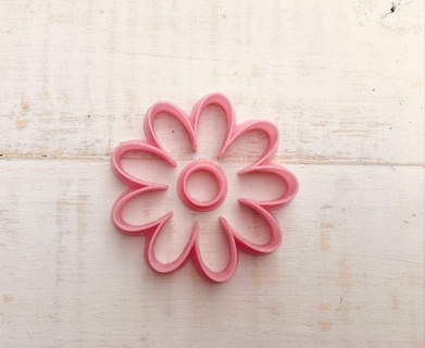 fleur coupeur fleurs Margarita Coupe biscuit biscuits fondant déco pâtisseries 3d print model - Mito3D