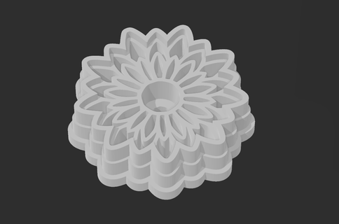 Blume Cutter Einzelheiten 3d print model - Mito3D