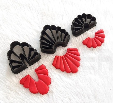 flower earring cutter set - cookie polymer clay home cookies cutters kit mass 3d print model - Mito3D
