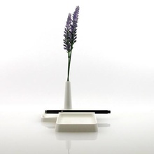 flower factory gadget stationary desk clean smart charger macbook design minimal 3d print model - Mito3D