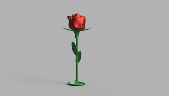 flower hiding ring valentinexcults surprise love 3d print model - Mito3D