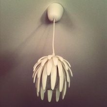 flor da lâmpada a casa abajur arte conveniente 3d print model - Mito3D