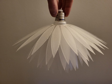 fleur lampe lampe abat jour fleur 3d print model - Mito3D