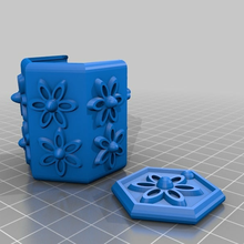 flower life box 3d printed container of robertus keers containers 3d print model - Mito3D