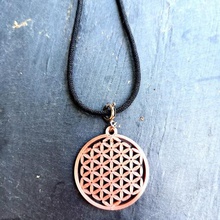 flor da vida pingente jóias forma geométrica colar pulseira 3d print model - Mito3D