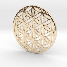 flower life sacred geometry pendant jewelry dreamcatcher 3d print model - Mito3D