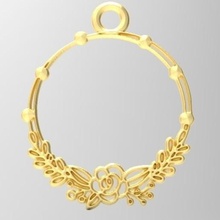 flower pendant - earrings jewelry flower pendant earrings jewelray rose plant fashion
