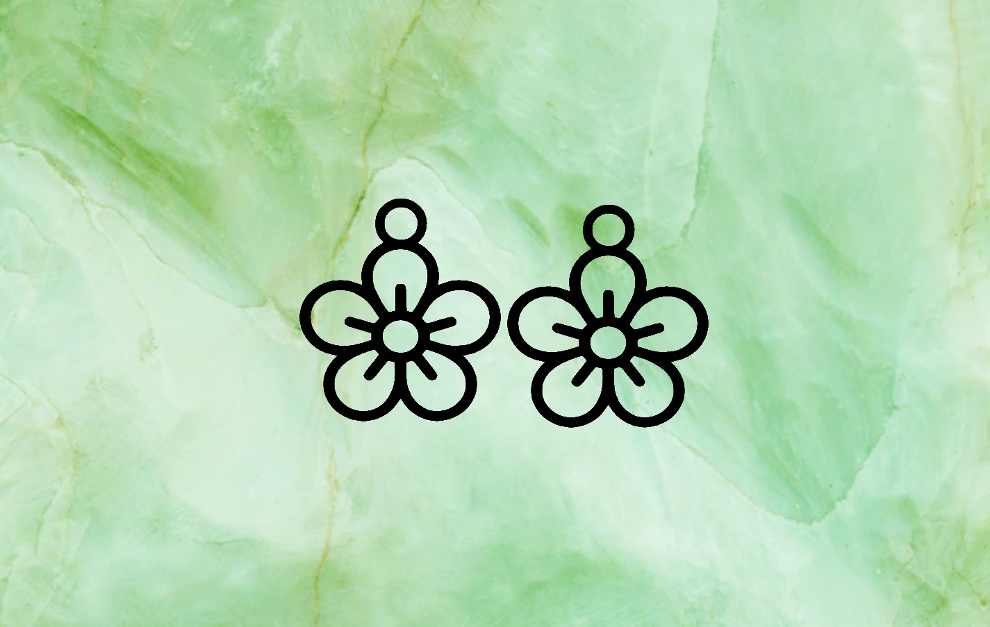 flower pendant jewelry ring key flowers 3D print model - Mito3D
