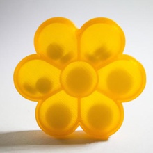 flower pill box 7 compartments home organization gadget 3d print model - Mito3D