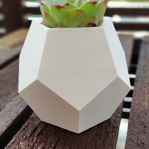 flower pot home vase 3D print model - Mito3D