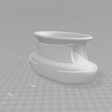 flower pot 3d print model - Mito3D