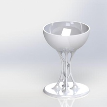 flor Panela plantador vaso plantar arte geometria elegante natureza 3d print model - Mito3D
