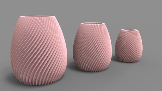 flower pot Home flowerpot 3d print model - Mito3D
